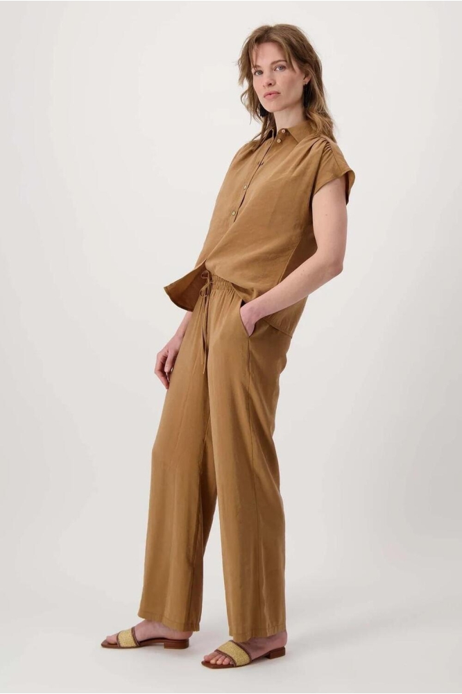 MODAL BLOUSE MOUWLOOS 0304 109 1003 CAMEL
